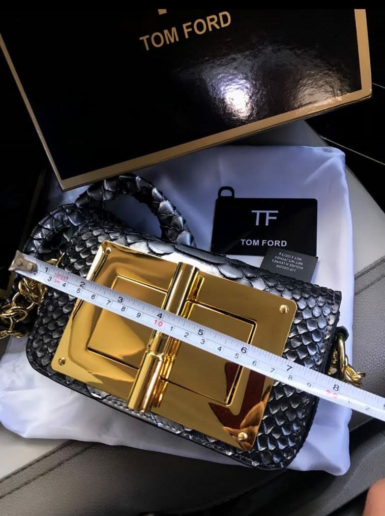 TOM FORD NATALIA SHOULDER BAG - BLACK