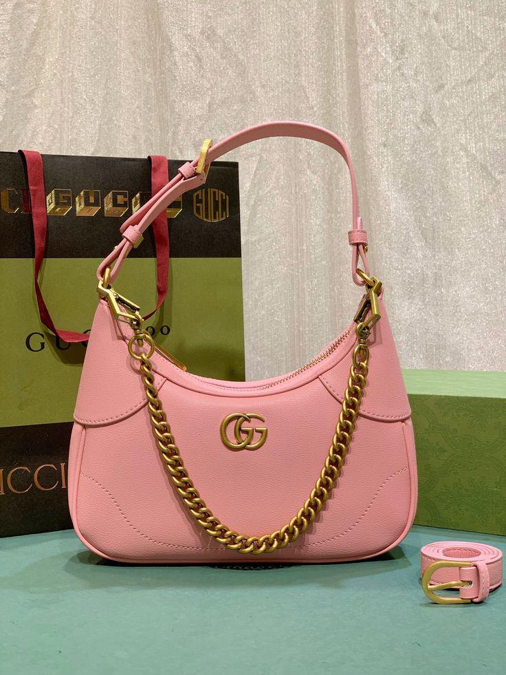 Gucci Aphrodite Small Shoulder Bag - Pink