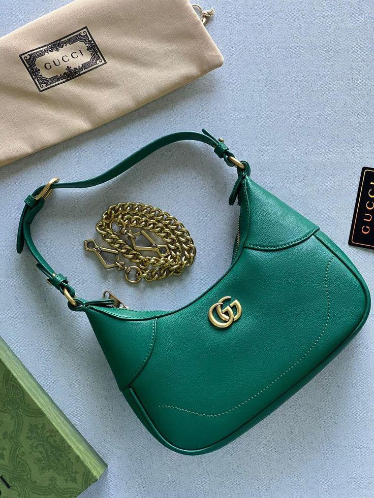 Gucci Aphrodite Small Shoulder Bag - Green