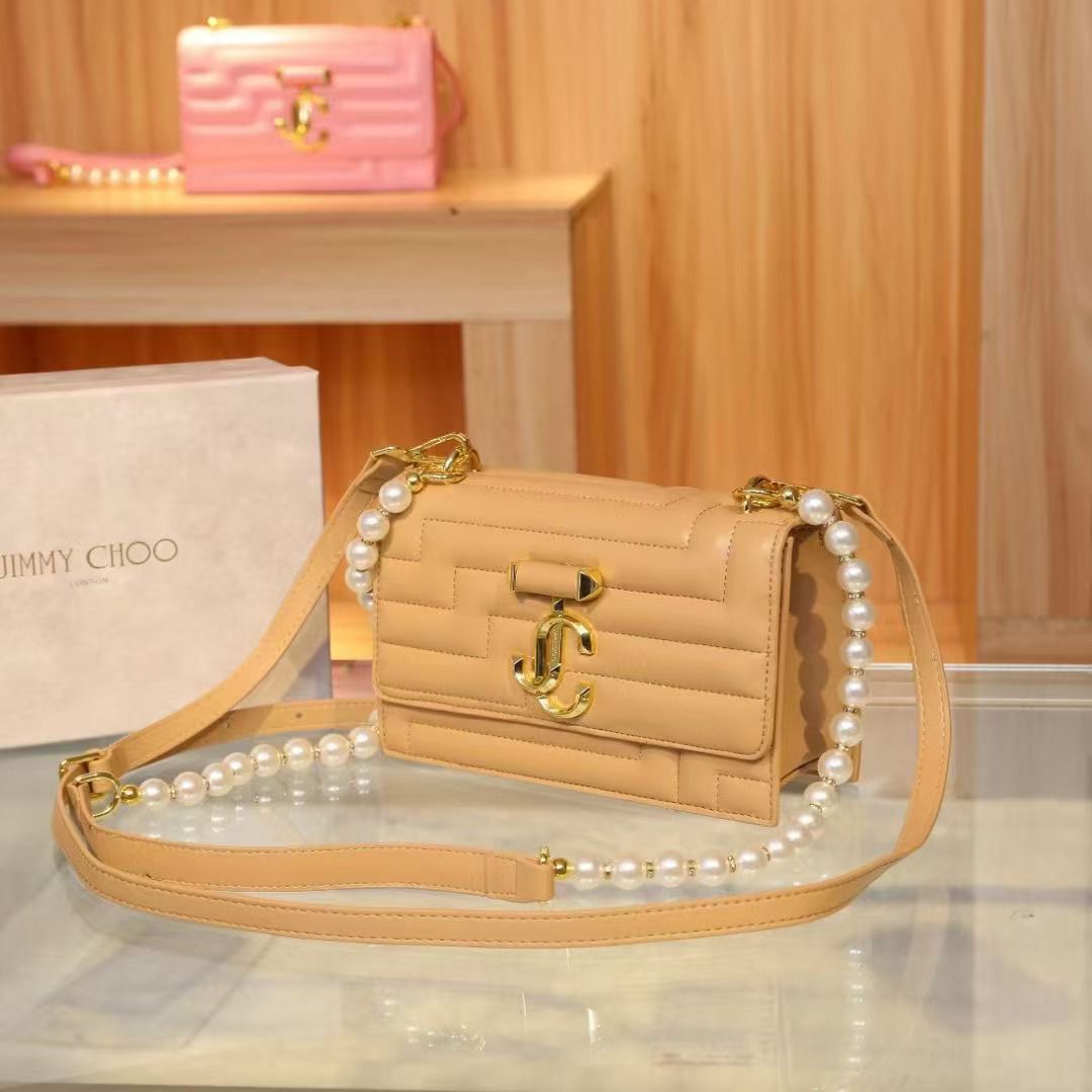 JIMMY CHOO Crossbody Bag - Cream
