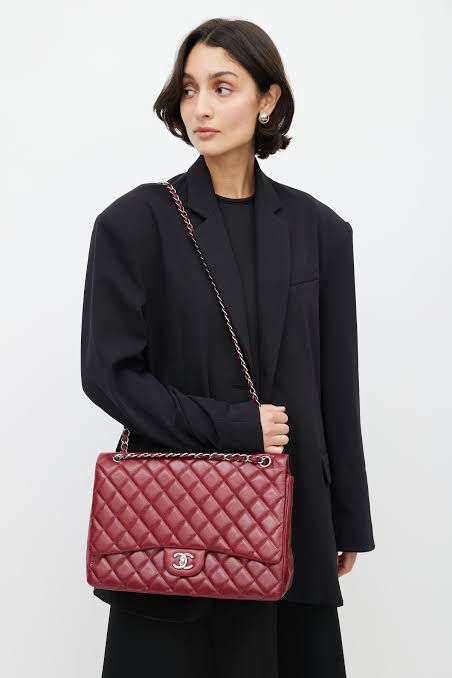 CHANEL Jumbo Classic Double Flap - Mehroon