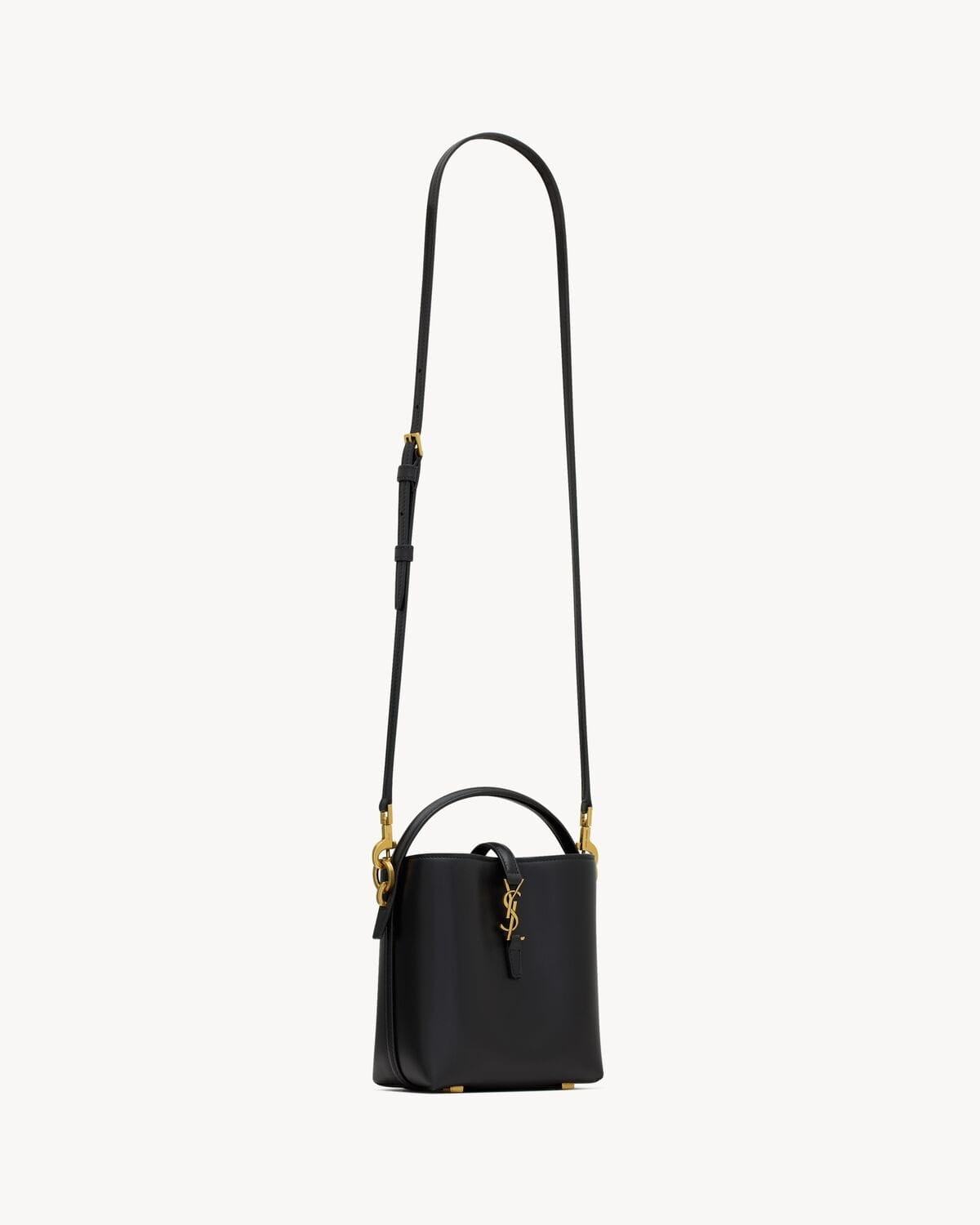 SAINT LAURENT LE 37 MINI IN SHINY LEATHER - official Model