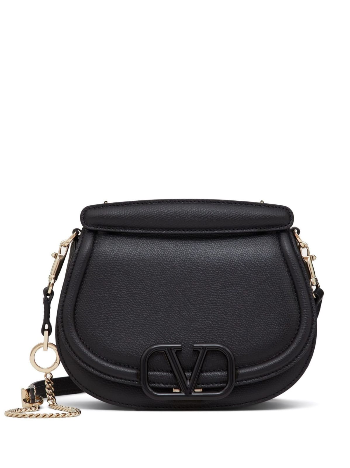 VALENTINO Garavani Vsling Leather Shoulder Bag - Official Model