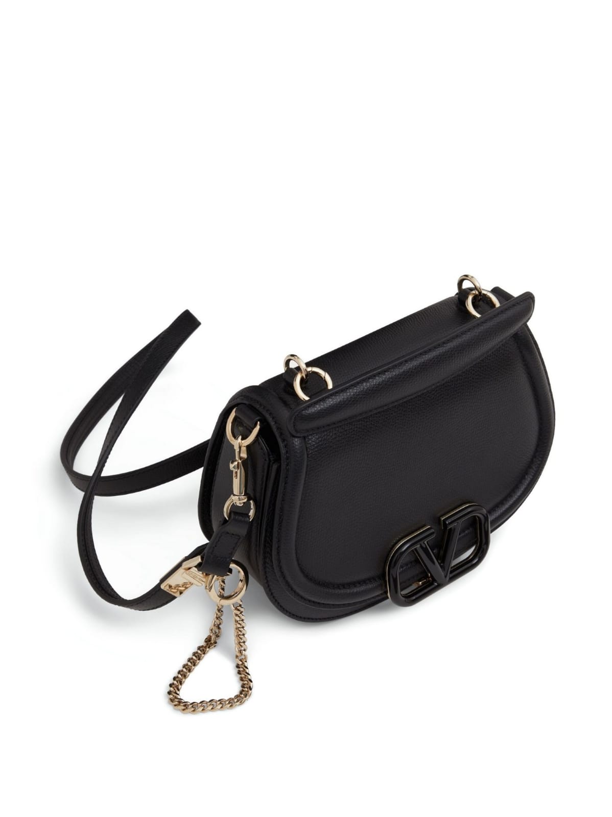 VALENTINO Garavani Vsling Leather Shoulder Bag - Official Model
