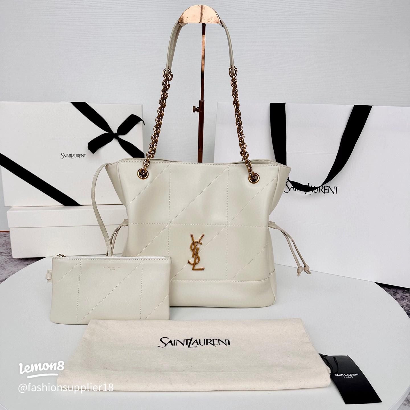 Saint Laurent Jamie 4.3 Tote Bag - White