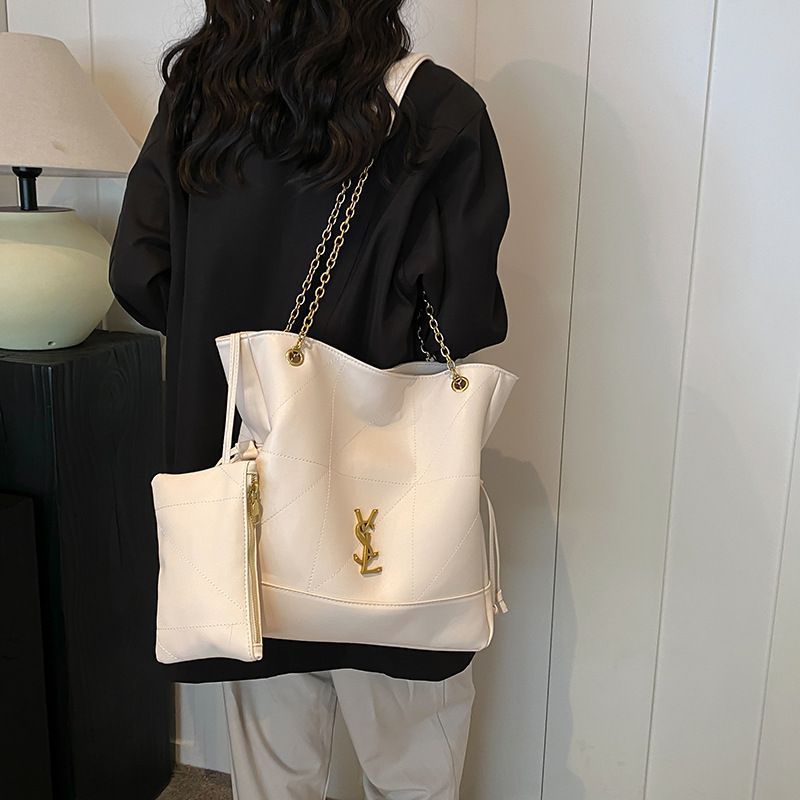 Saint Laurent Jamie 4.3 Tote Bag - White