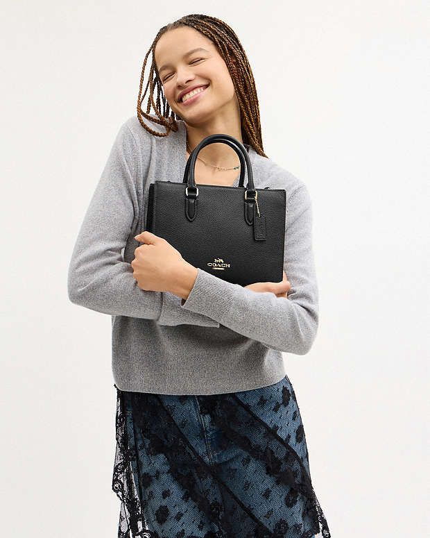 COACH Maggie Small Tote Bag - Black