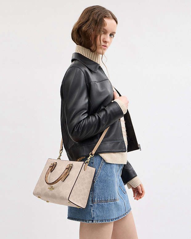 COACH Maggie Small Tote Bag - Sand