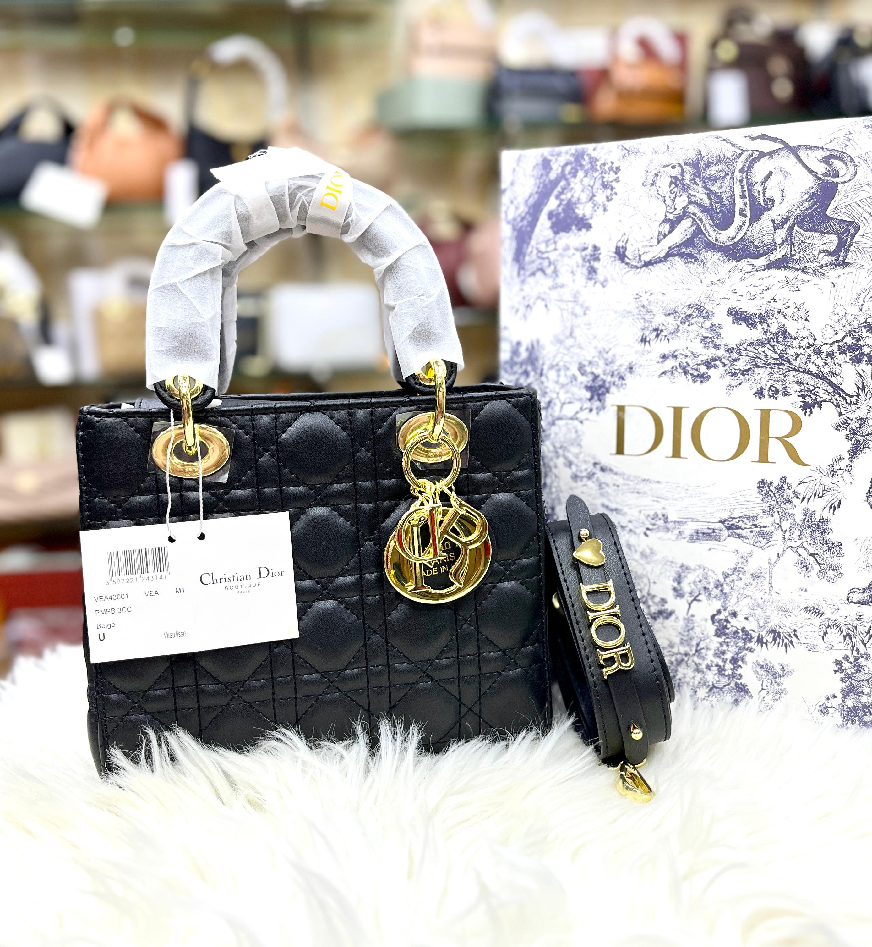 Dior Medium Lady My ABCDior Bag - Black