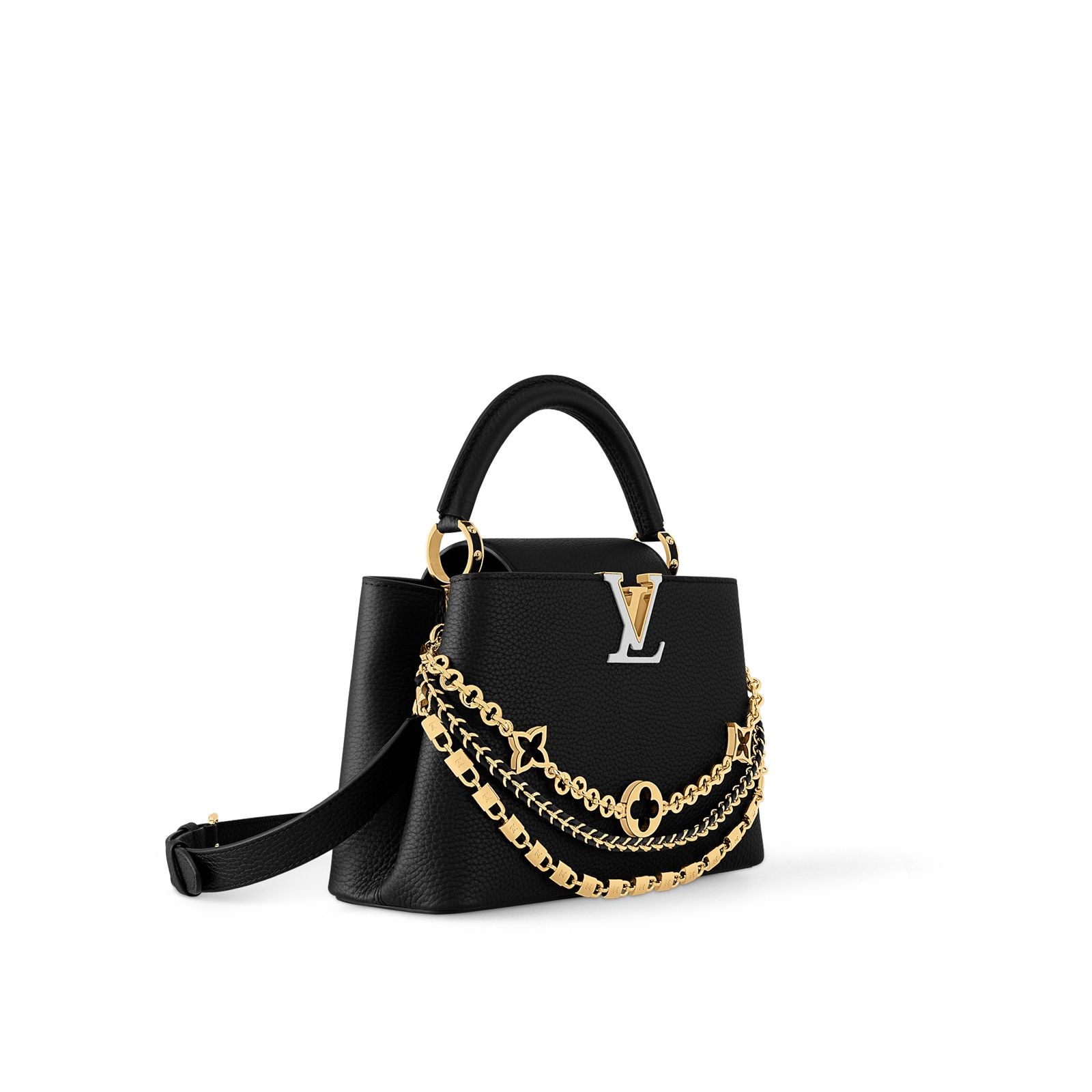 Louis Vuitton Capucines Mini Bag - Black