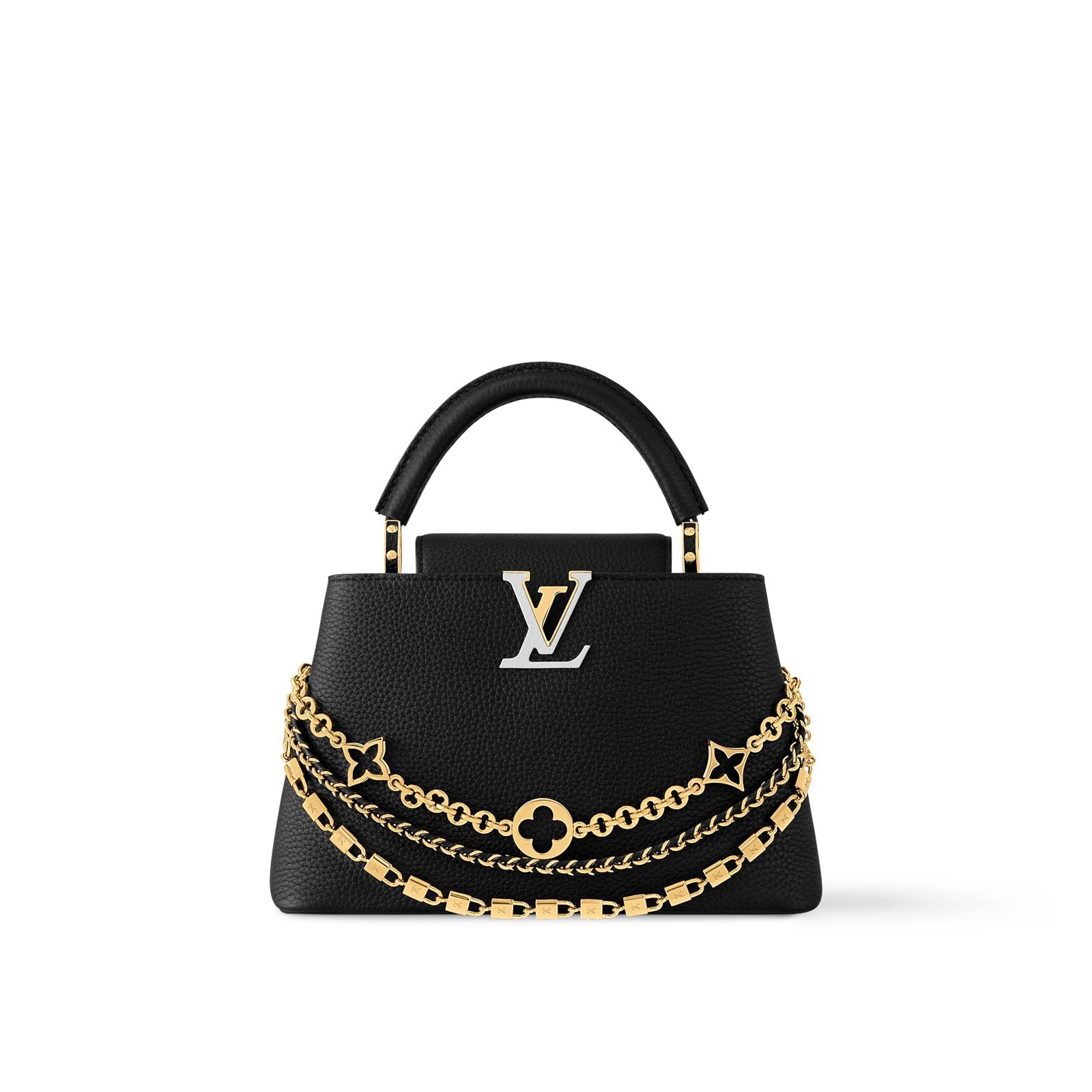 Louis Vuitton Capucines Mini Bag - Black