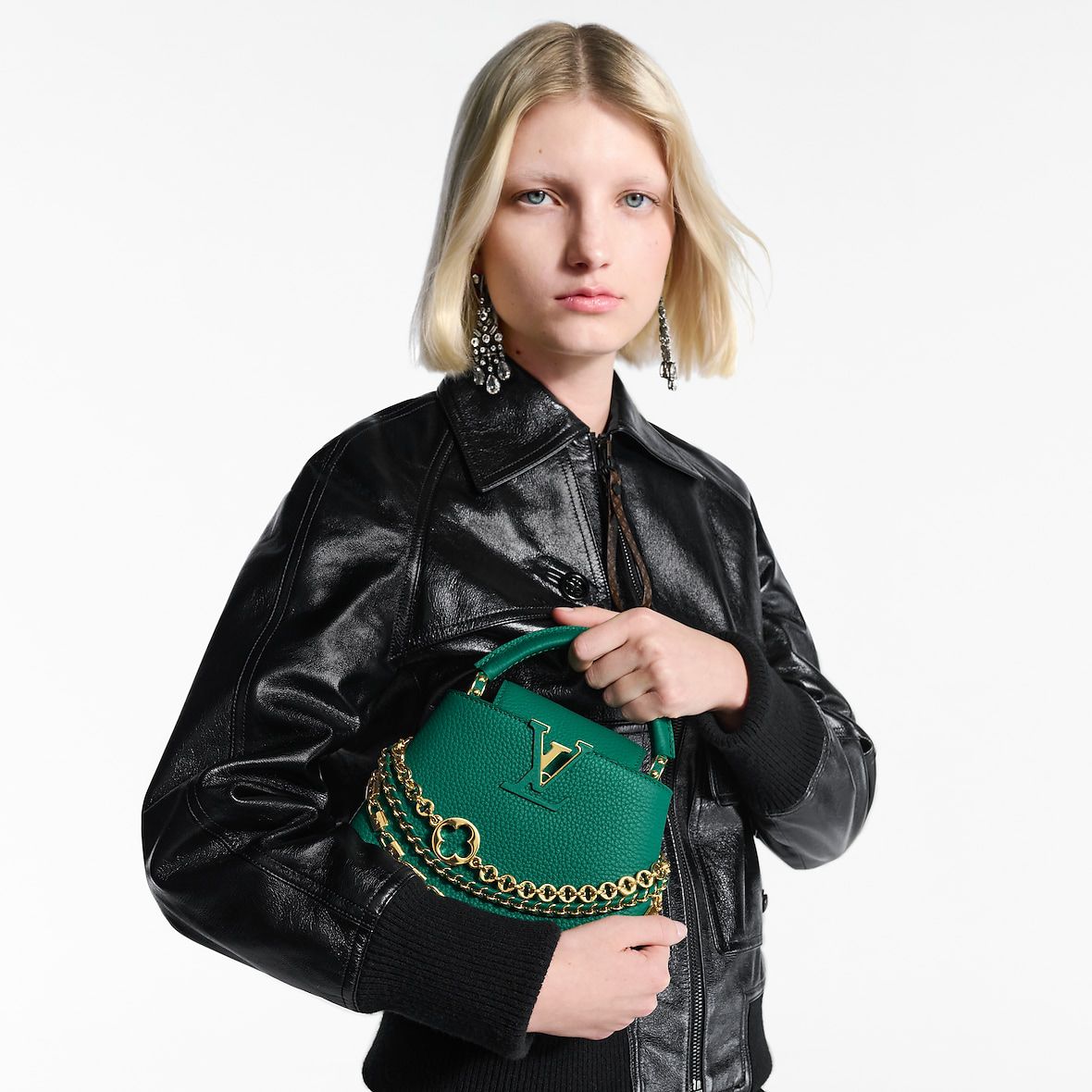 Louis Vuitton Capucines Mini Bag - Green