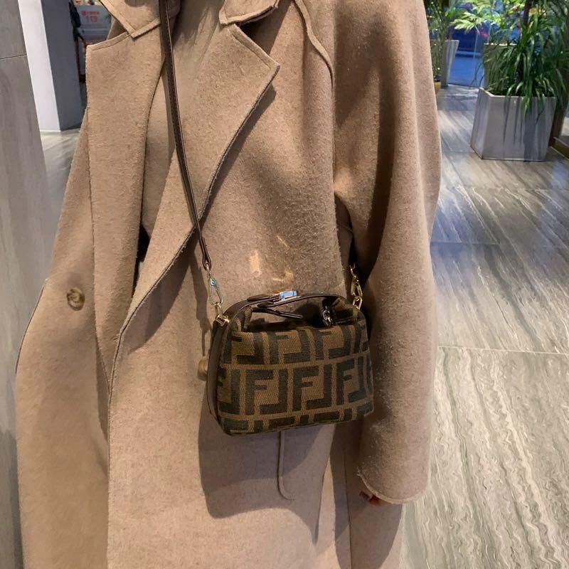 FENDI Zucca Cosmetic Bag - Brown