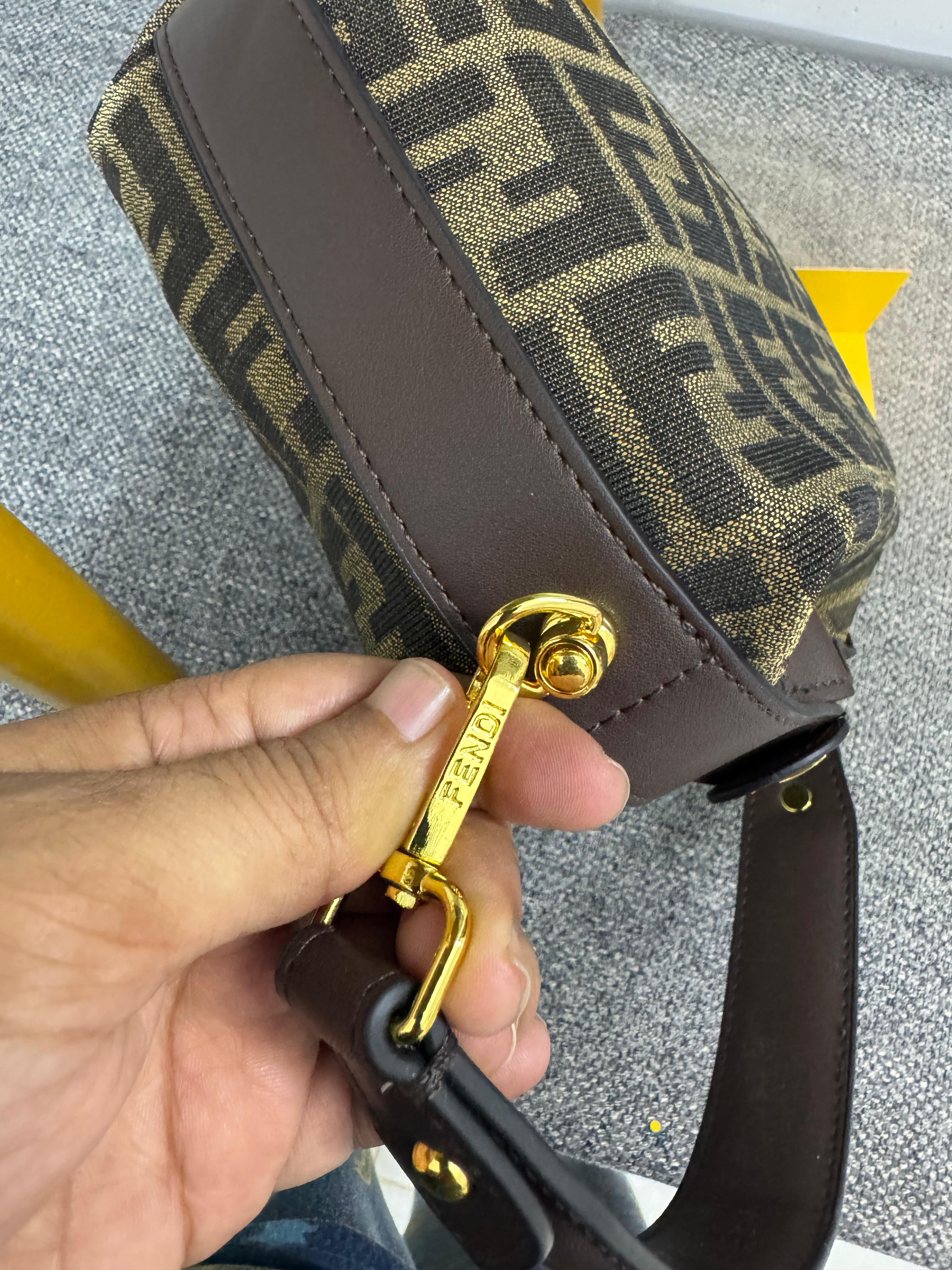 FENDI Zucca Cosmetic Bag - Green