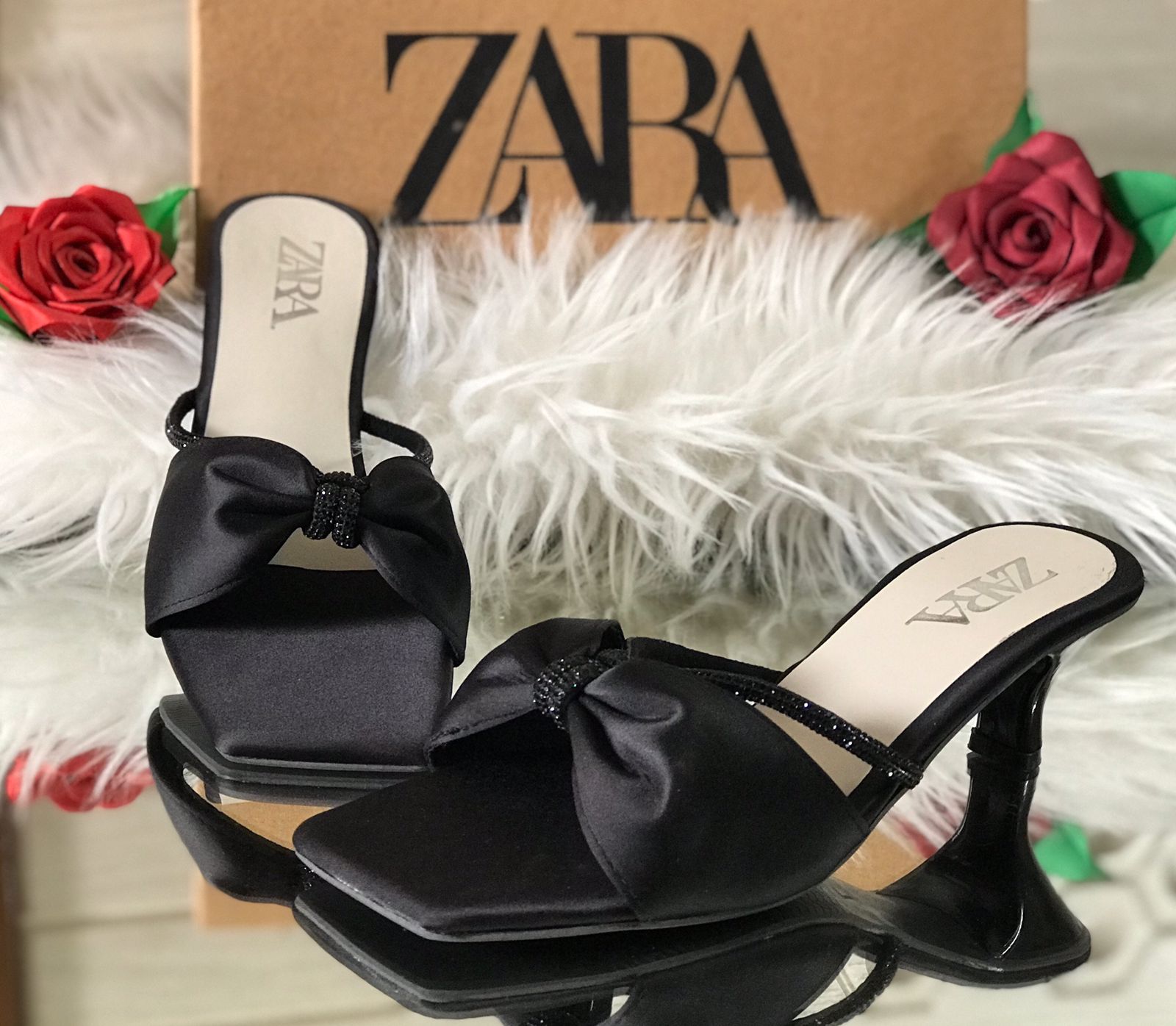 Zara Mash heel - Black