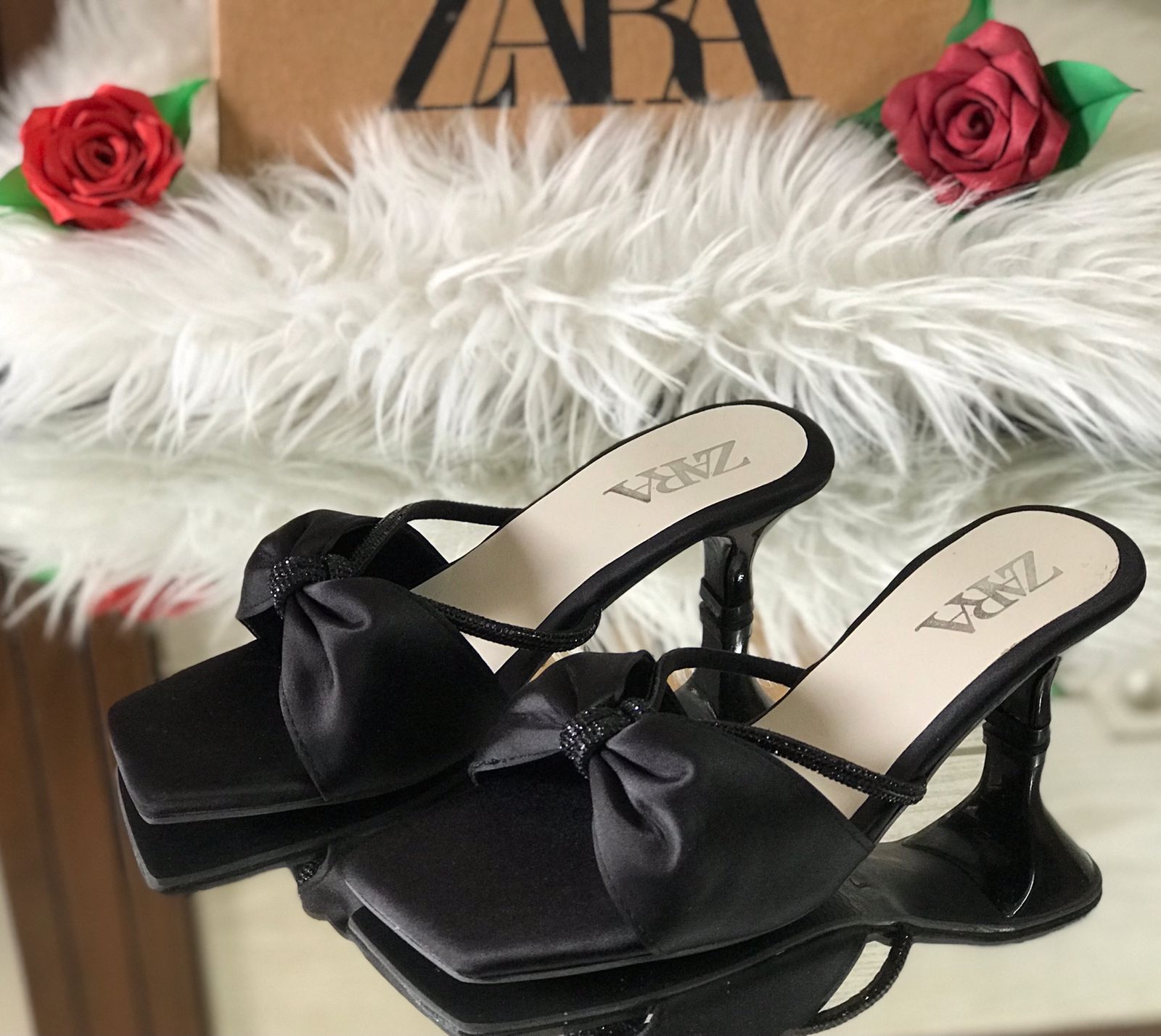 Zara Mash heel - Black