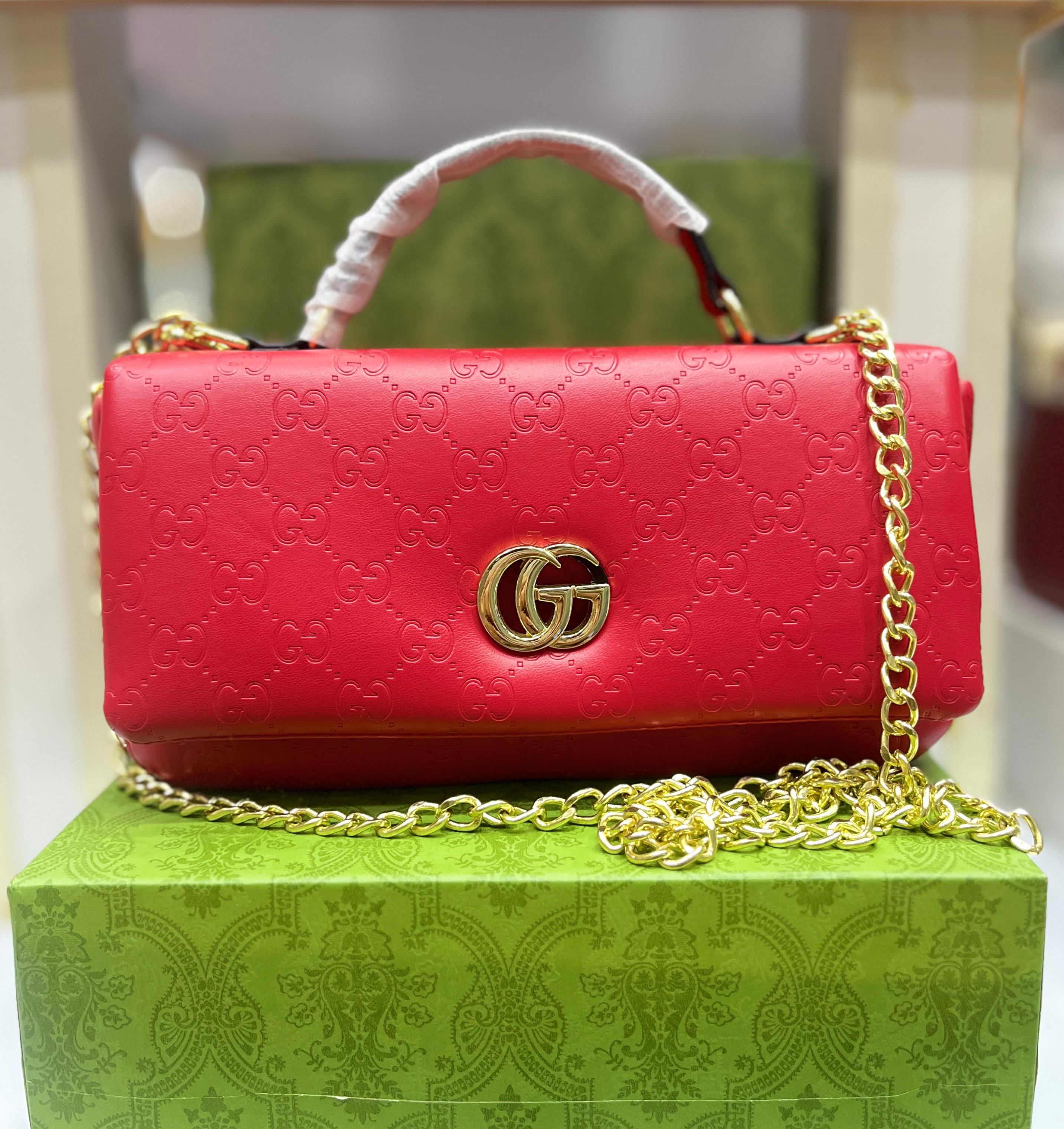 GUCCI GG MILANO MINI HANDBAG - RED