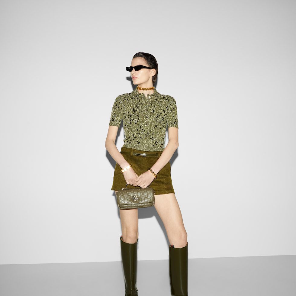 GUCCI GG MILANO MINI HANDBAG - GREEN