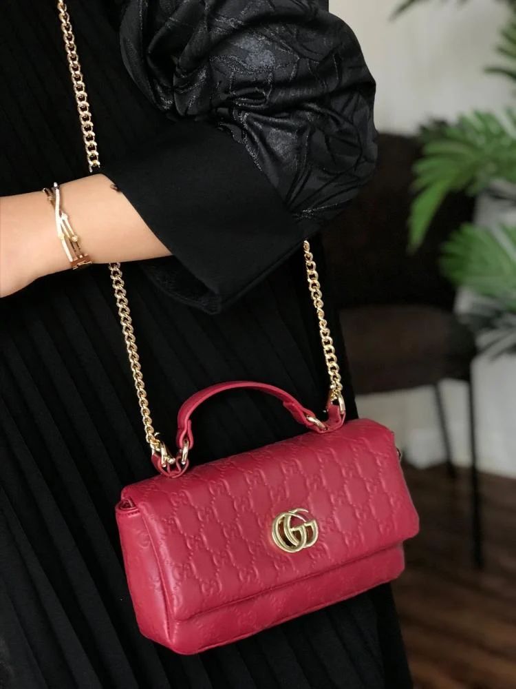GUCCI GG MILANO MINI HANDBAG - RED