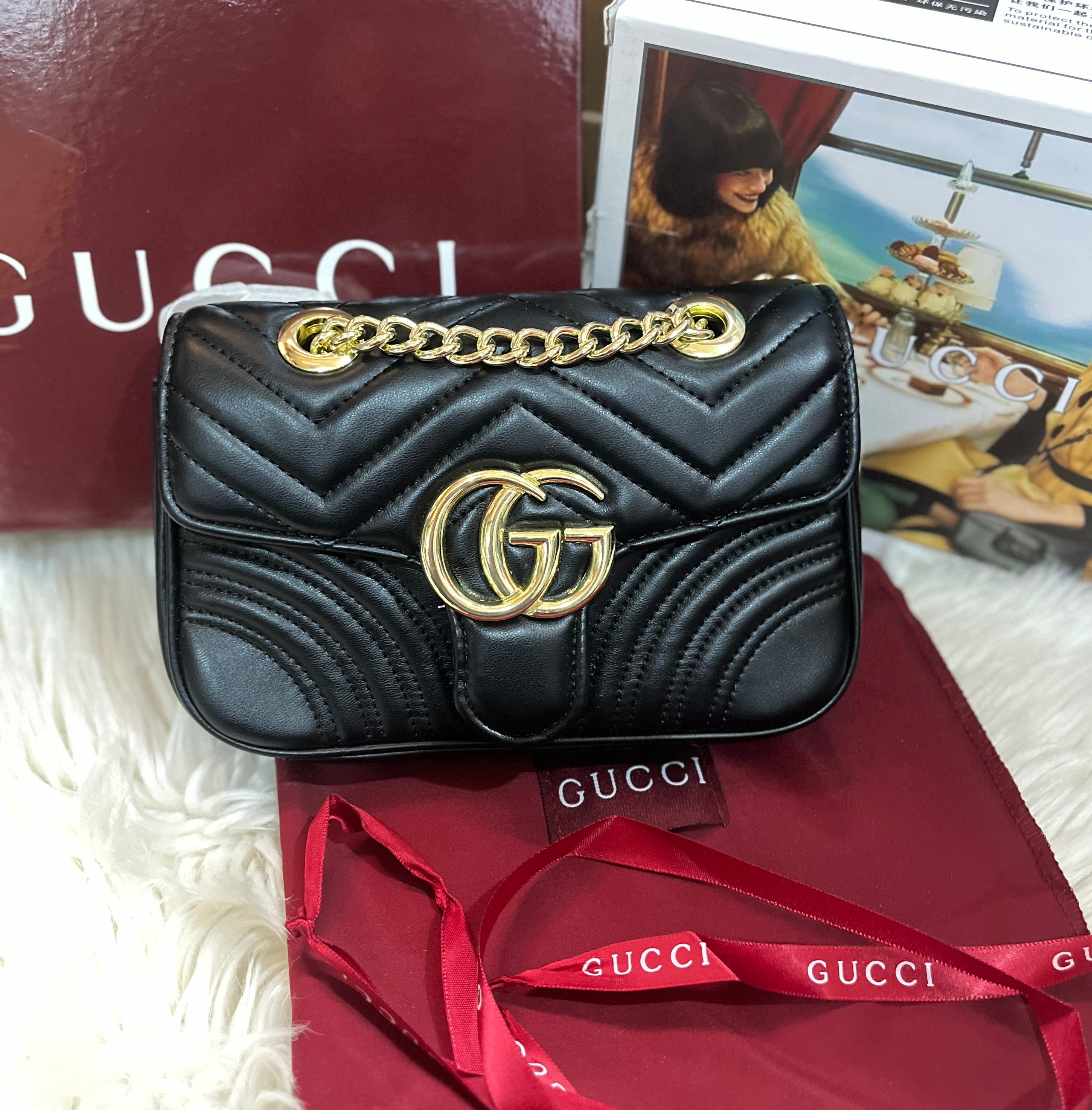 GG Marmont 2.0 quilted leather shoulder bag - Black