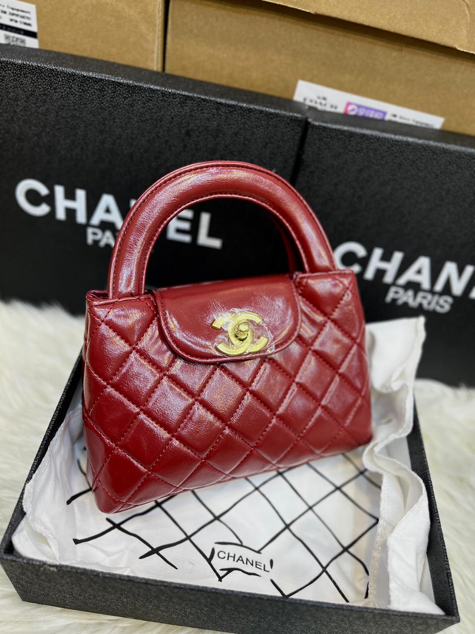 Chanel  Small Kelly Handbag - Mehroon