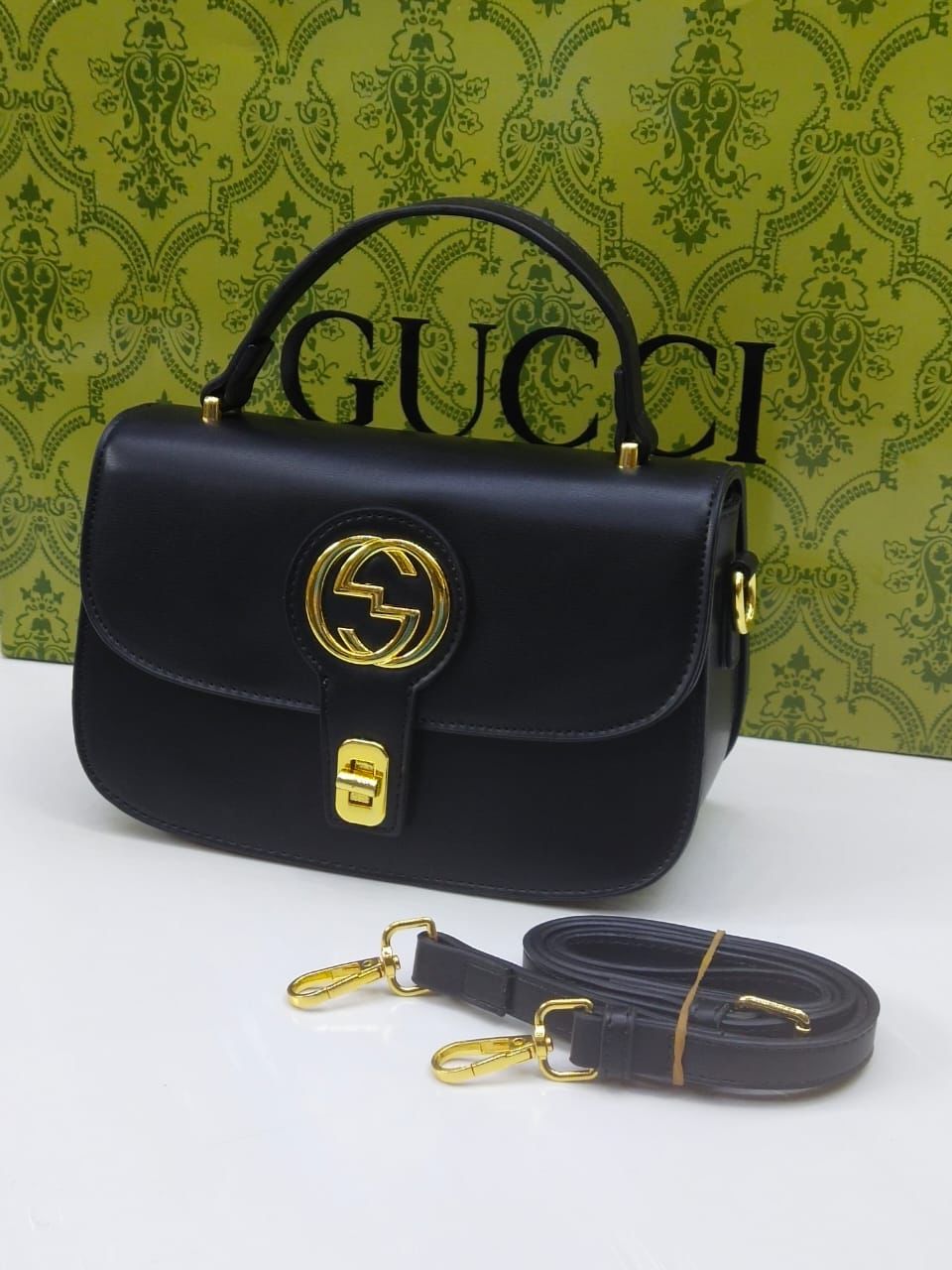 Gucci Blondie Top Handle Bag - Black