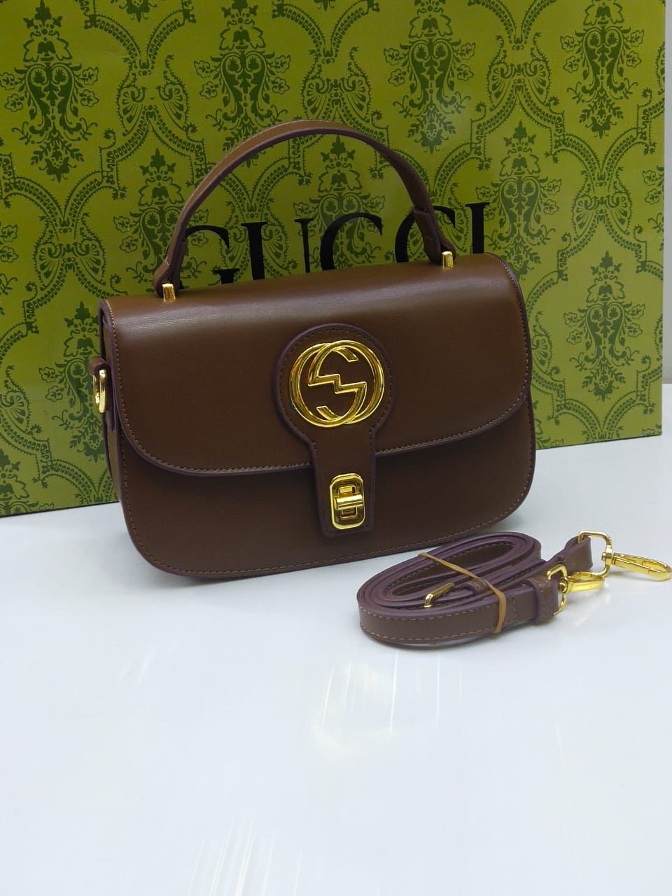 Gucci Blondie Top Handle Bag - Brown