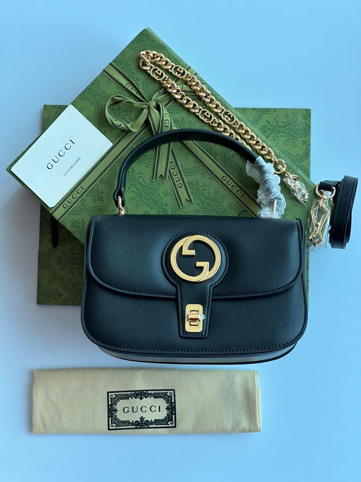Gucci Blondie Top Handle Bag - Green