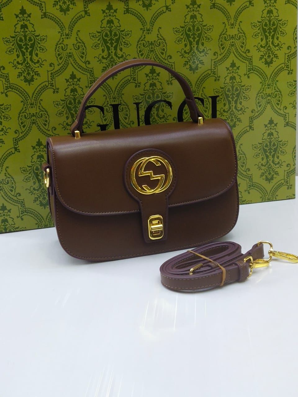 Gucci Blondie Top Handle Bag - Brown