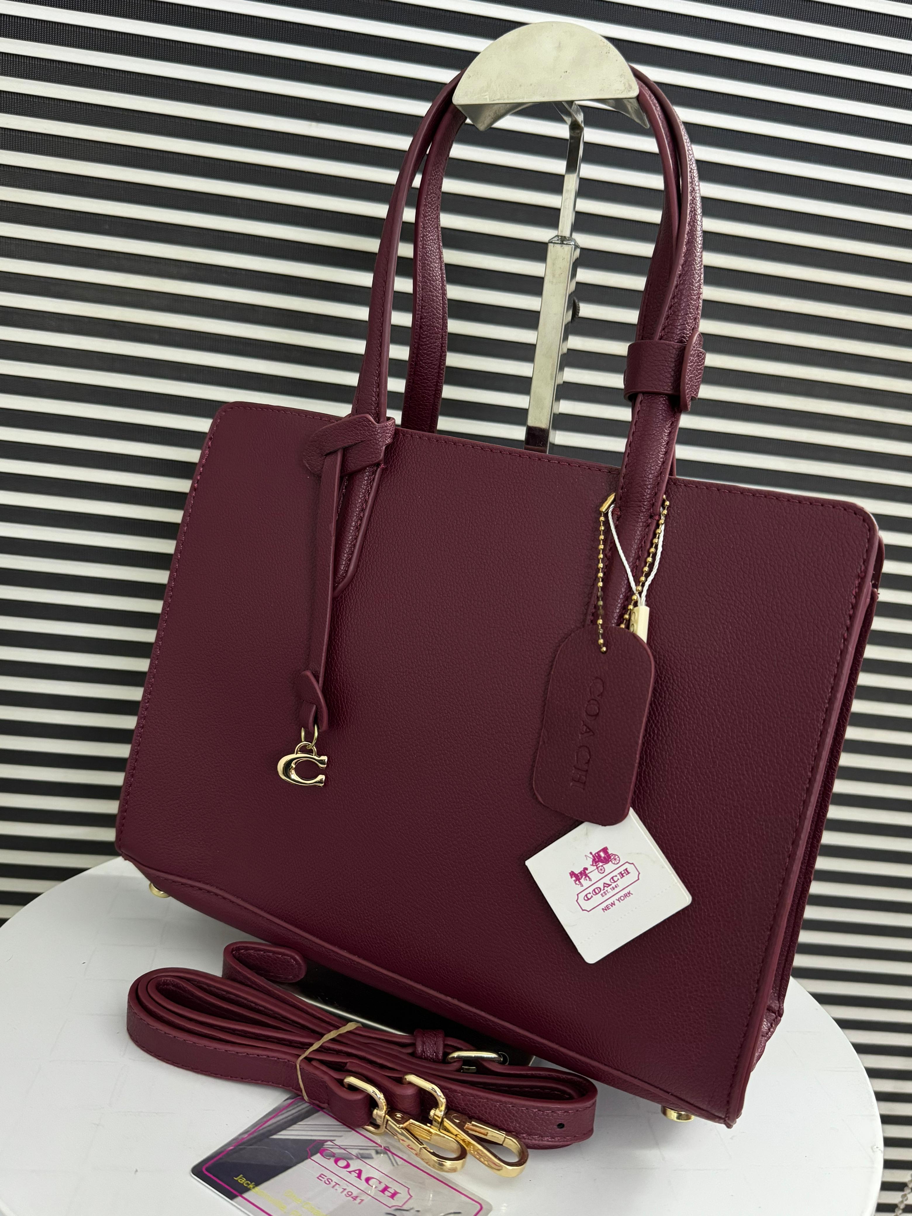 Coach Cater Carryall Bag - Mehroon