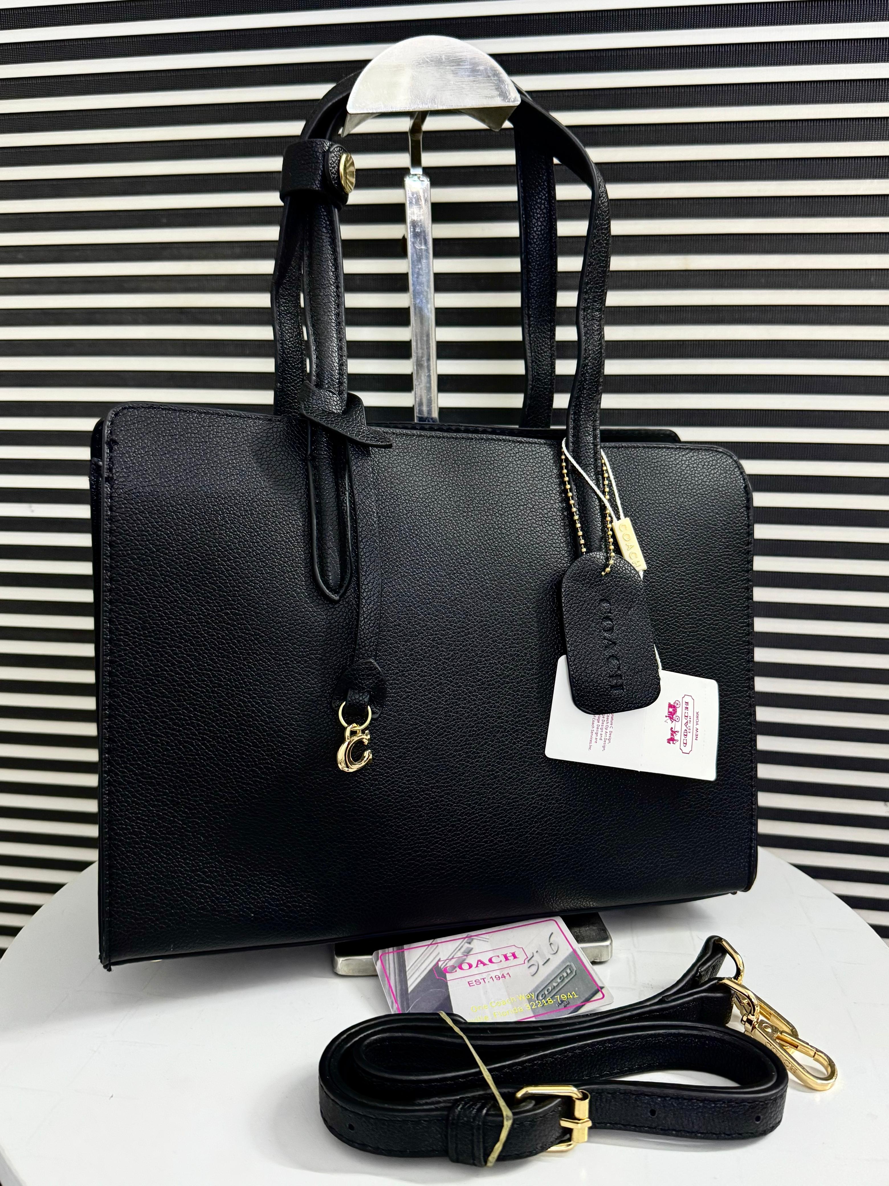 Coach Cater Carryall Bag - Black