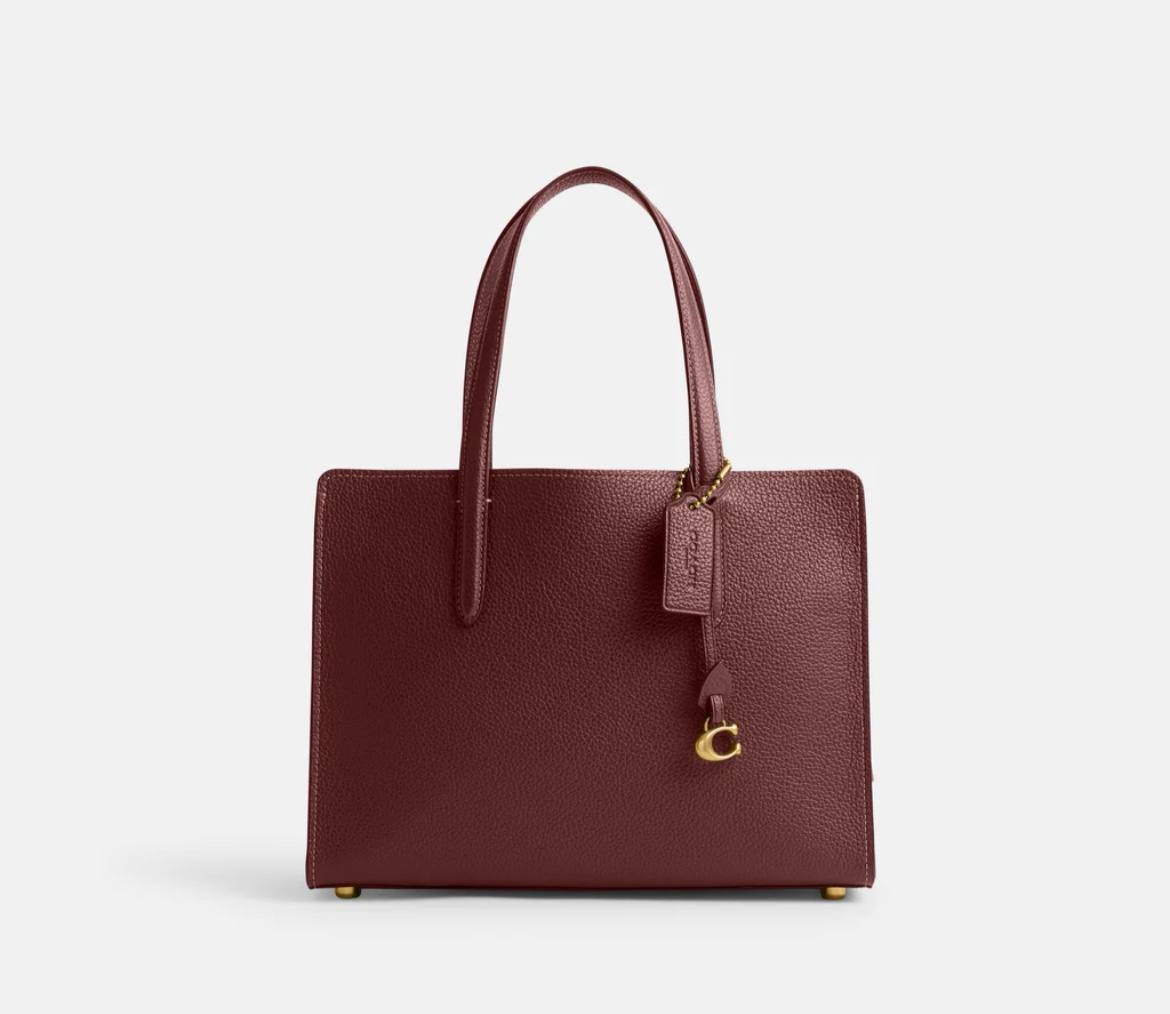 Coach Cater Carryall Bag - Mehroon
