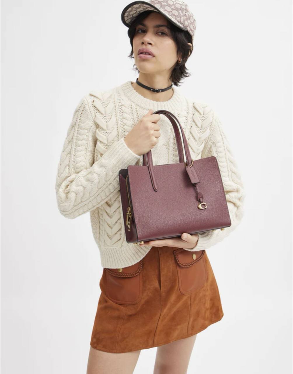 Coach Cater Carryall Bag - Mehroon