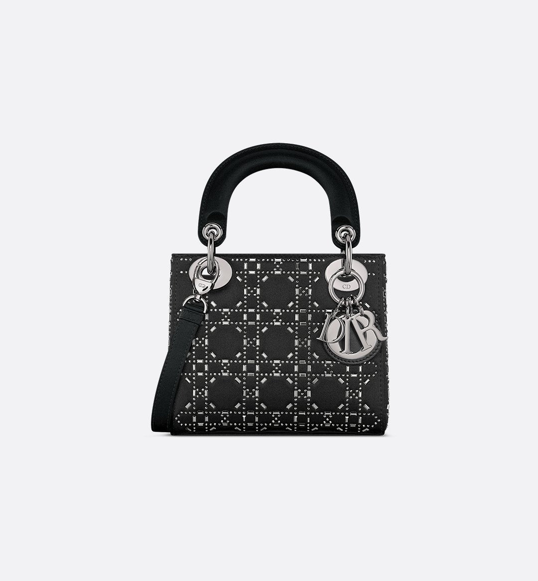 DIOR  Mini Stone Lady Dior Bag - Black