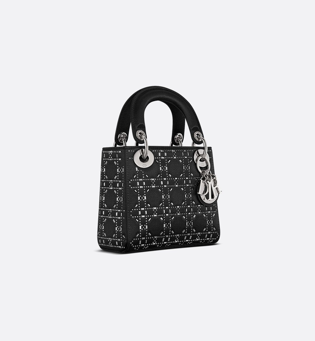 DIOR  Mini Stone Lady Dior Bag - Black