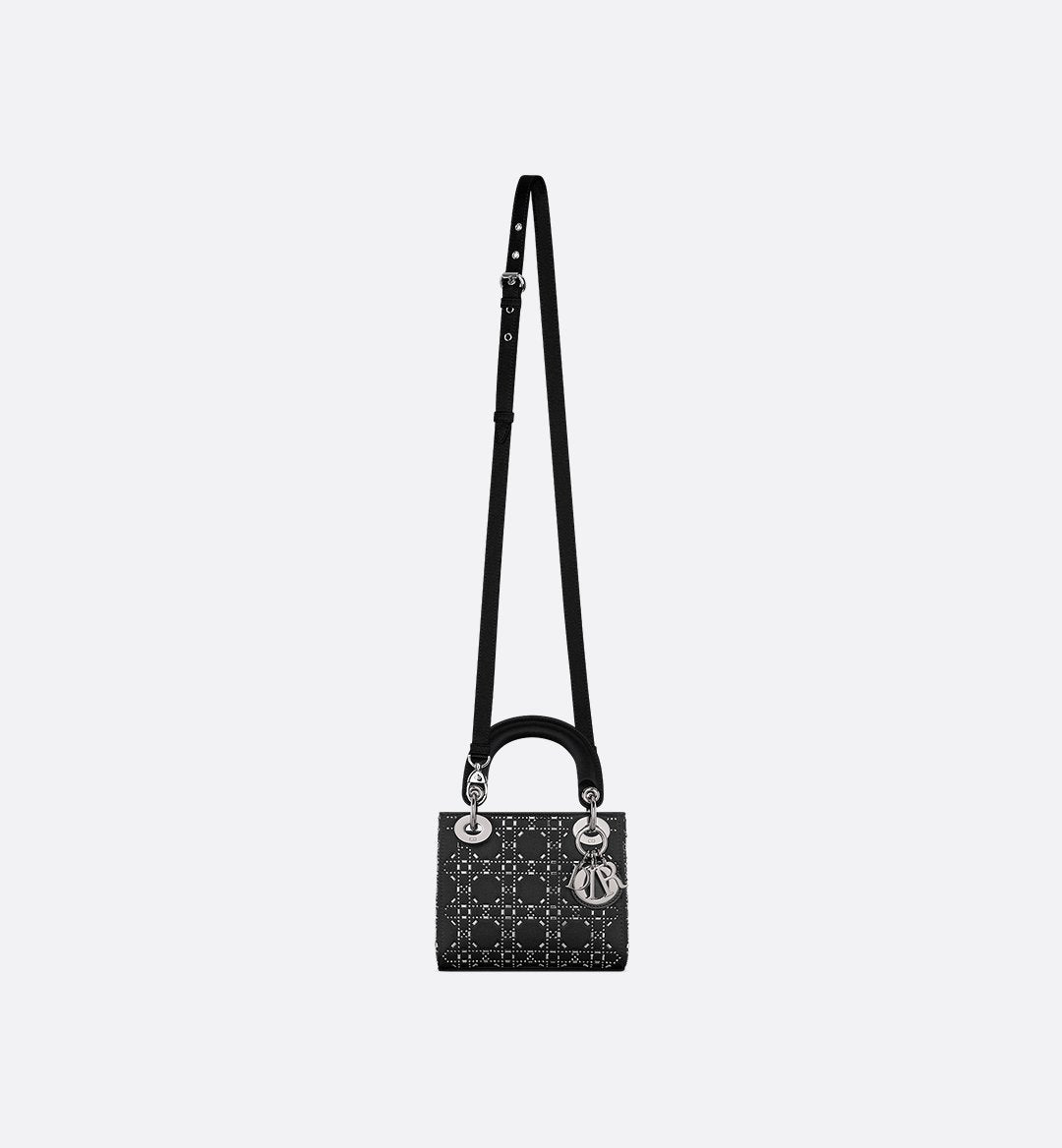 DIOR  Mini Stone Lady Dior Bag - Black