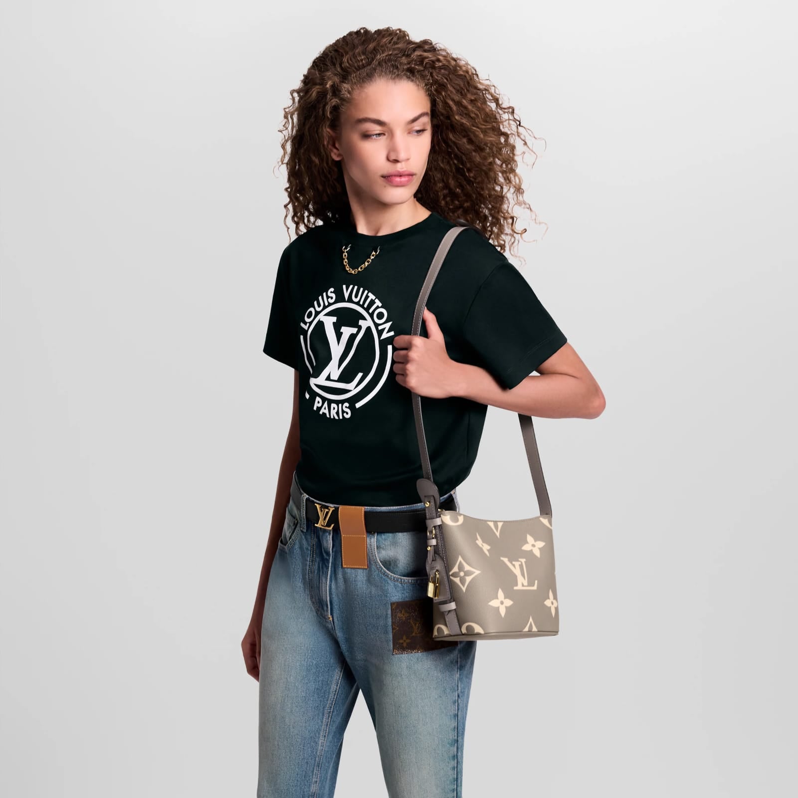 LOUIS VUITTON  All In BB - Creme