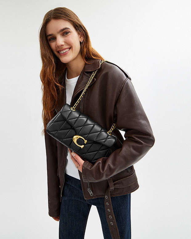 COACH  Tabby Shoulder Bag 26 With Pillow Quilting - Black