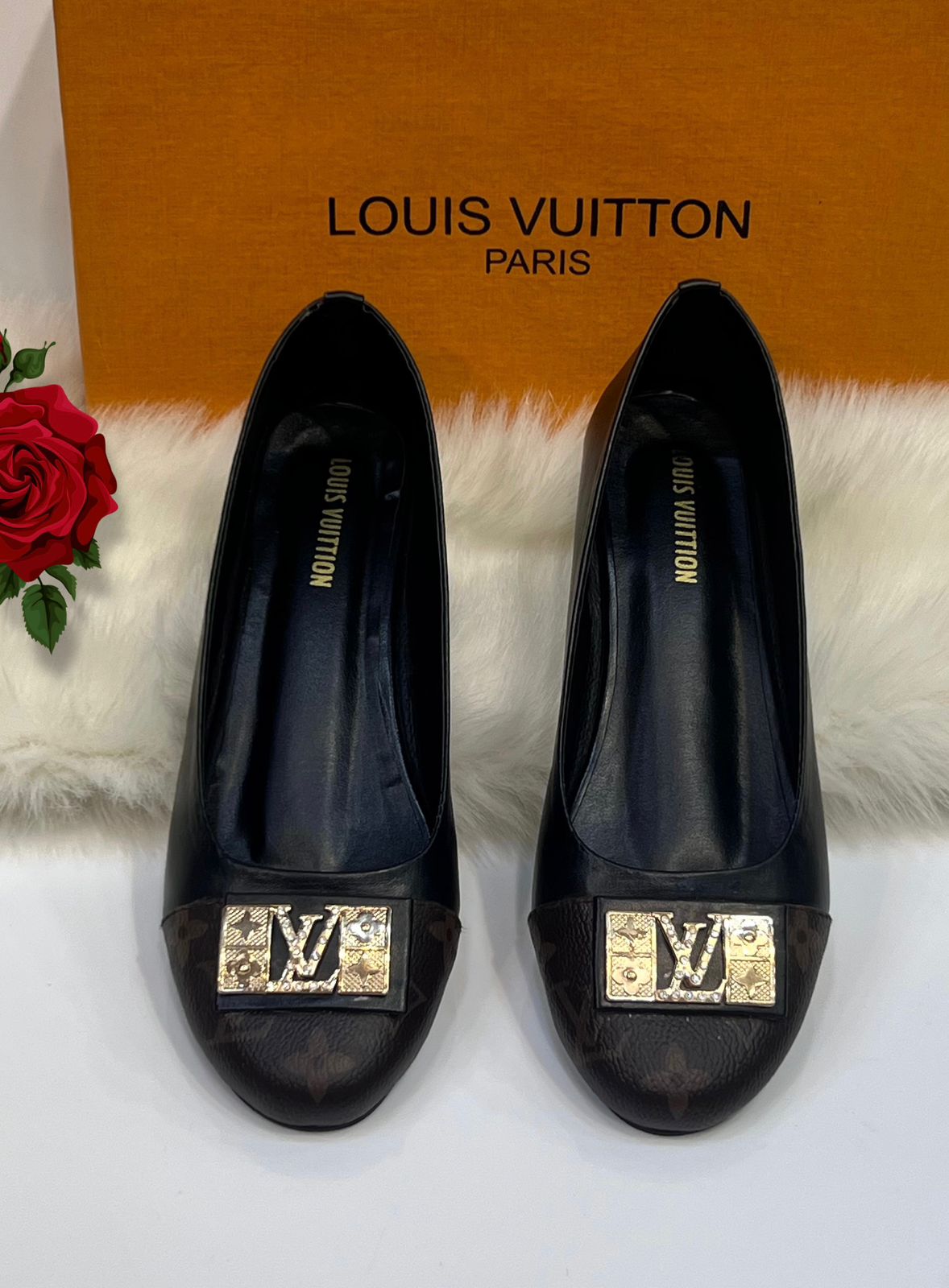 Louis Vuitton Capucine flat ballerina pumps - Black