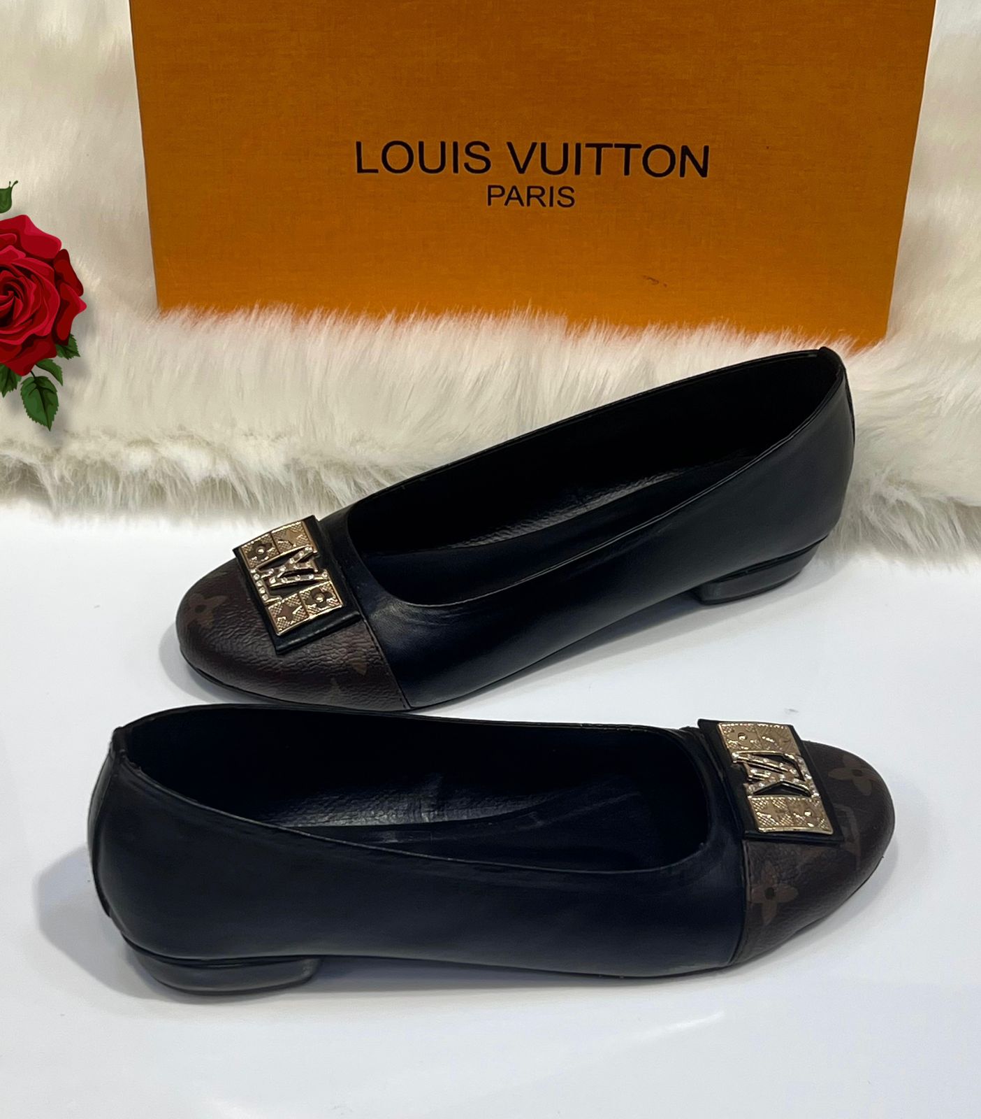 Louis Vuitton Capucine flat ballerina pumps - Black