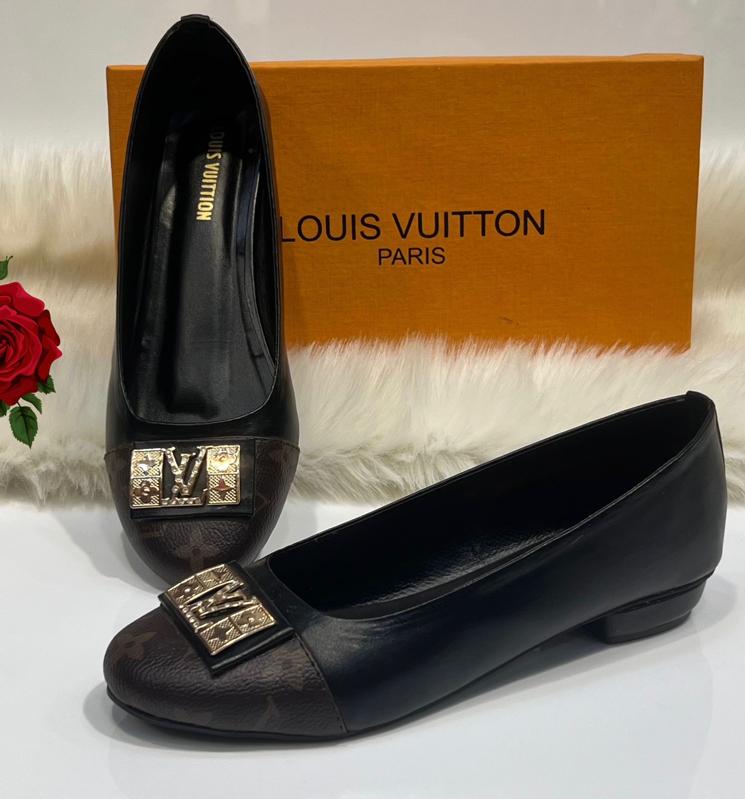 Louis Vuitton Capucine flat ballerina pumps - Black