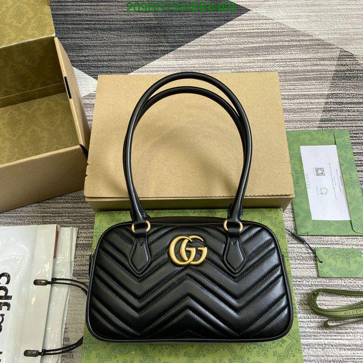 GUCCI GG Marmont Small Top Handle Bag - Black