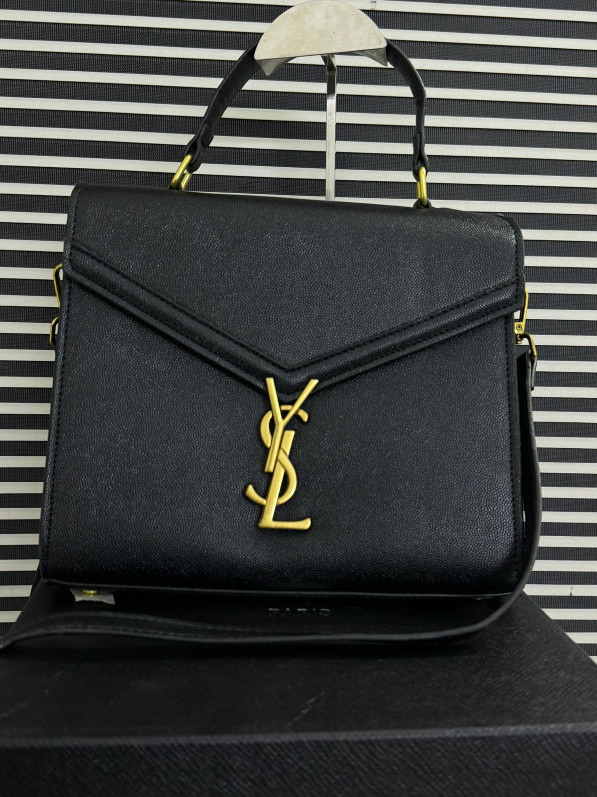Saint Laurent Cassandra Medium Top Handle Bag