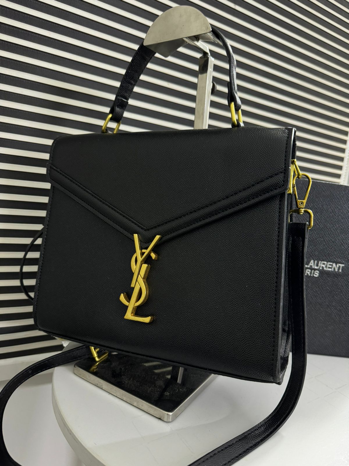 Saint Laurent Cassandra Medium Top Handle Bag