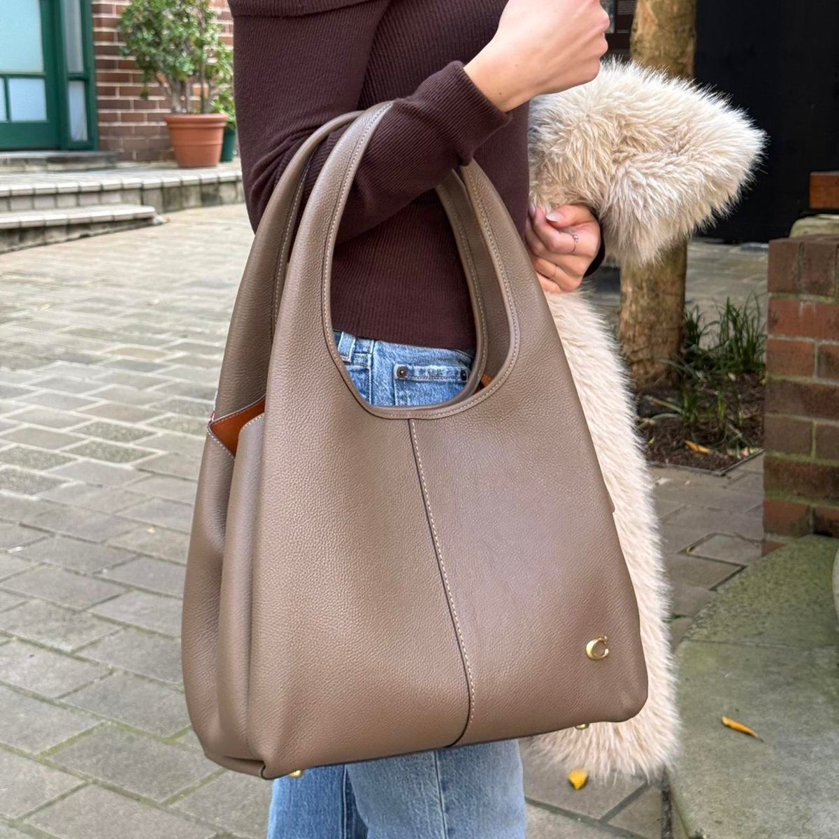 COACH Lana Shoulder Bag - Brown