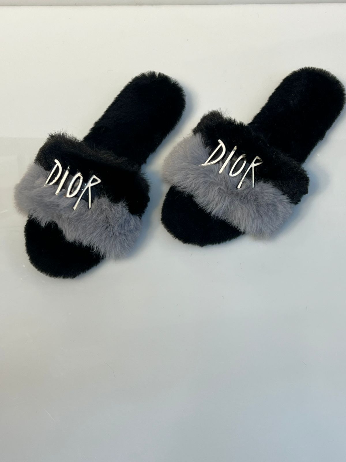 Dior Furry Slipper