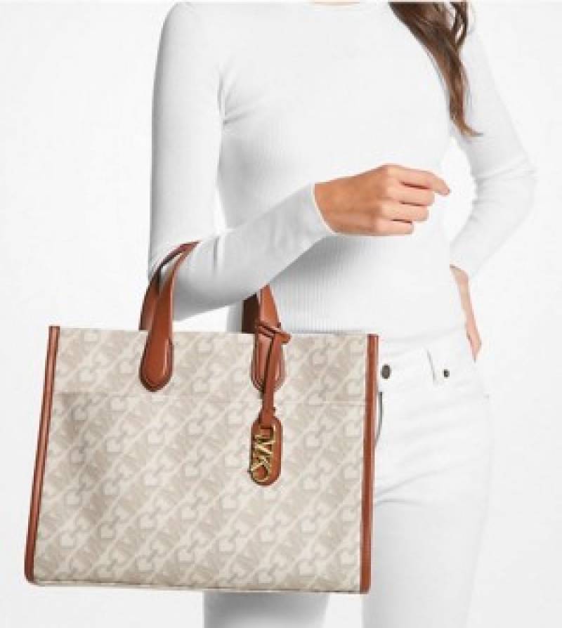 MICHAEL KORS  Gigi Large Empire Signature Logo Tote Bag