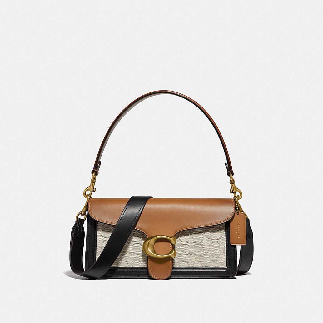 Coach  Tabby Shoulder Bag 26 In Blocked Signature Canvas