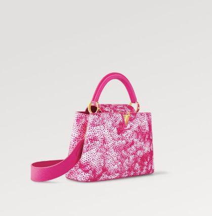 LOUIS VUITTON Capucines Bag - Pink