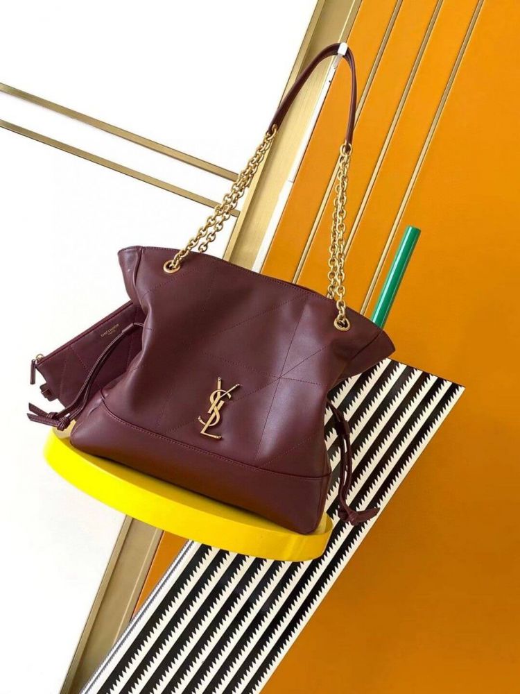 Saint Laurent Jamie 4.3 Tote Bag - Mehroon